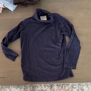 The Beaufort Bonnet Company Navy Turtleneck